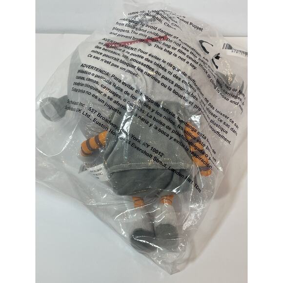 Scholastic Robot Alien Puppet Book Lover Reader Library Bookshelf Plush - Picture 7 of 13